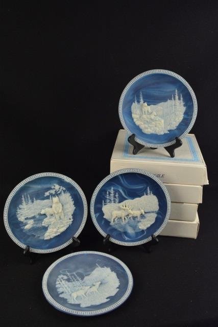 *(8) Bradford Exchange Wildlife Collectible Plates: Contact our recommended 3rd party for profit shipper Pak Mail at (260) 637-4809 for shipping quote PRIOR to bidding. Scheerer WILL NOT ship this item under any circumstances, no exceptions. (8) Bradfo