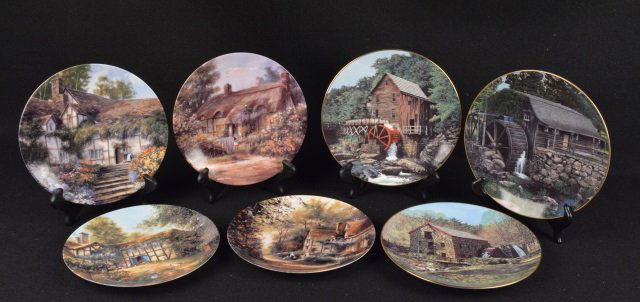 *(7) Collectible Plates Knowles & W.S. George (1 of 7)