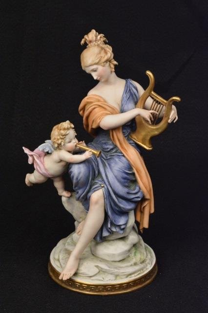 *1961 Made In Italy Lady & Baby Angel Figurine (1 of 6)
