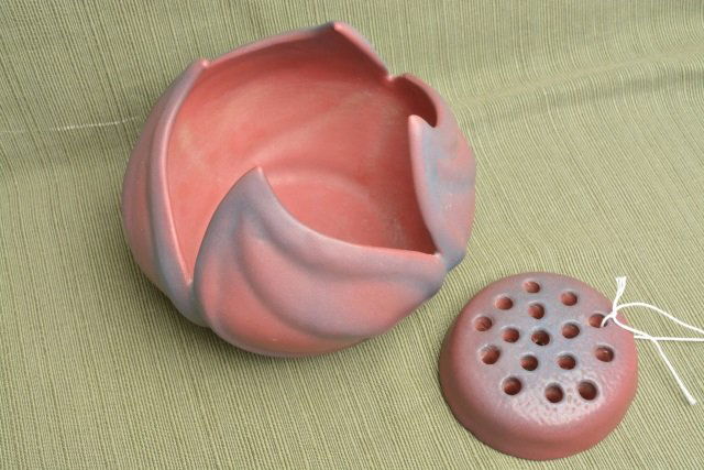 Van Briggle Pottery Flower Frog (1 of 6)