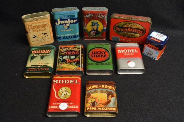 (11) Pocket Tobacco Tin Advertising (1 of 8)