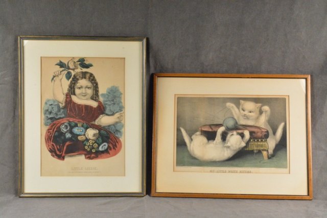 *(2) Currier & Ives Framed Art (1 of 9)