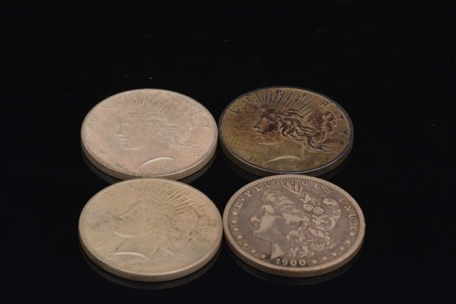 (4) Silver Dollars (1 of 4)