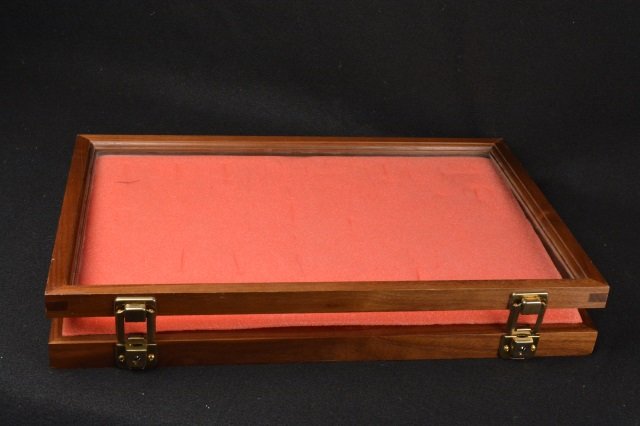 *Locking Glass Table Top Display W/ Keys (1 of 3)