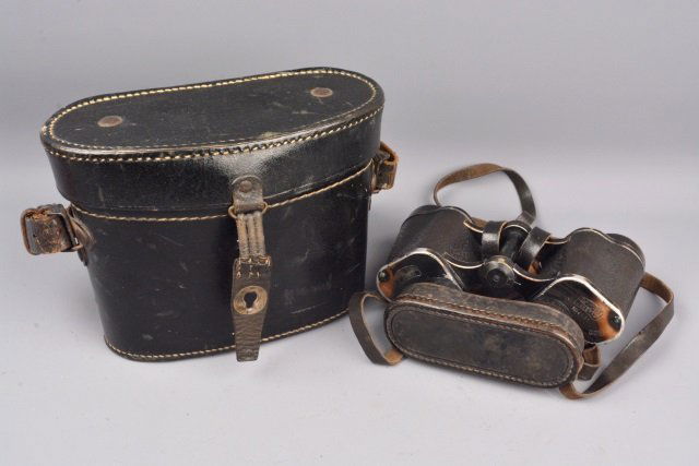 WWI/ WWII Carl Zeiss Jena 8 X 30 Binoculars: Continental USA buyer to pay $19.99 flat fee for shipping, handling, packaging and insurance on EACH INDIVIDUAL LOT (international bidders contact Pak Mail for shipping quote). NO COMBINED SHIPPING, N