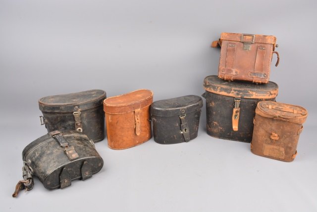 (7) WWI/ WWII Binocular Cases (1 of 5)