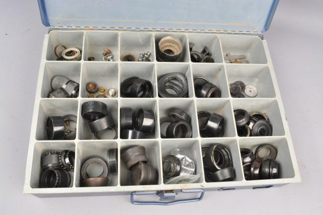 Large Lot WWI/ WWII Binocular Eye Pieces (1 of 6)