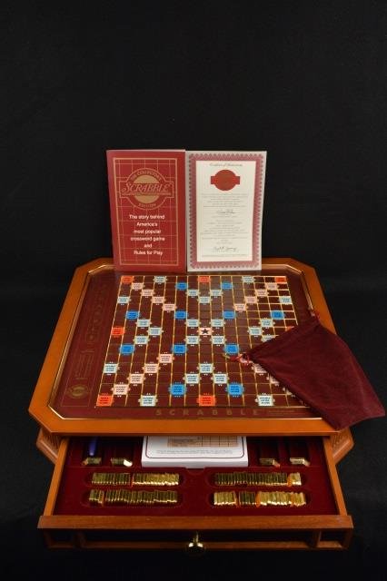 *Franklin Mint Collector's Edition Scrabble Game (1 of 10)