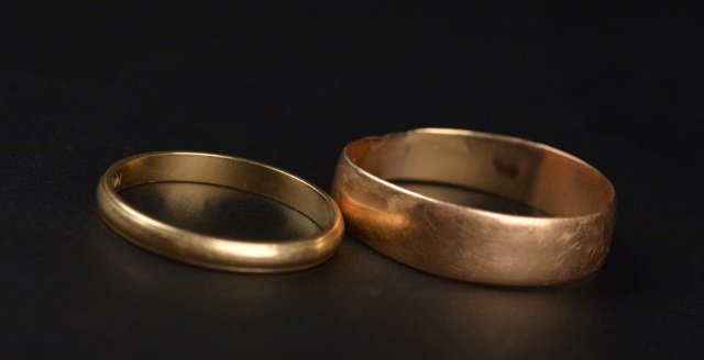 *(2) 14 K Yellow Gold Bands (1 of 3)