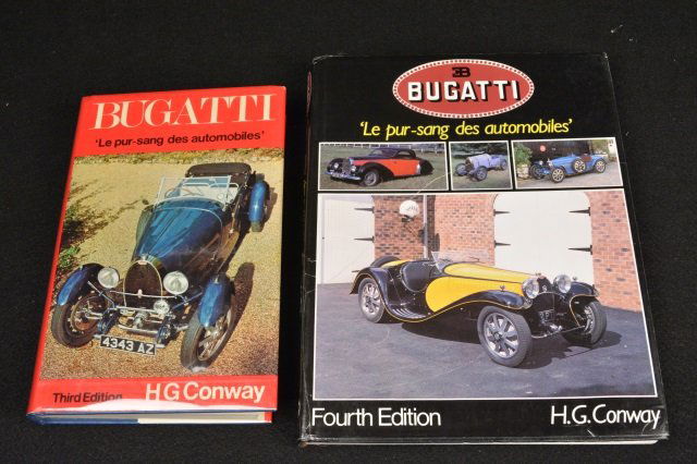 *(2) Bugatti Automobile Books By H.G. Conway (1 of 10)