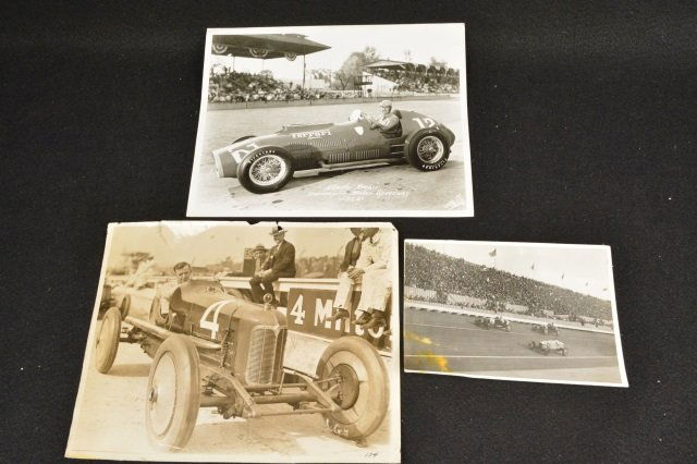 (3) Vintage Race Car Photographs (1 of 6)