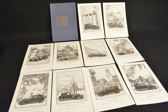 *1900's Pierce Arrow Car Sales Portfolio Brochure (1 of 9)