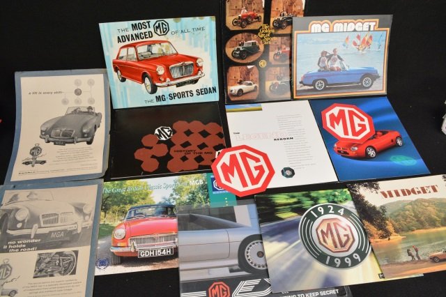 *Collection of MG British Sports Car Sale Brochures (1 of 5)