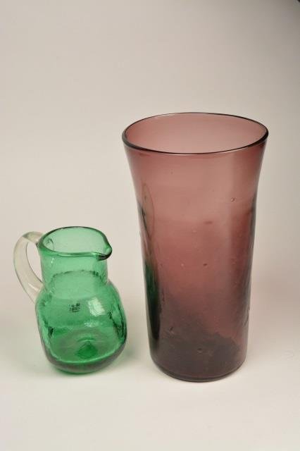 (2) Hand Blown Art Glass Pieces (1 of 4)