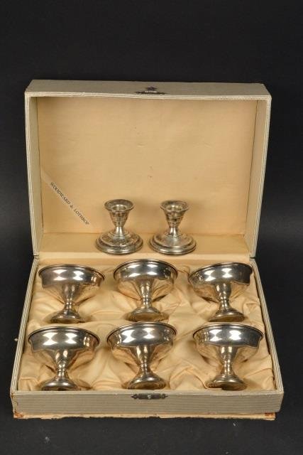 Sterling Weighted Cups & Candlesticks (1 of 4)