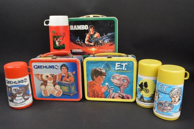 (3) Greatest 1980's Movies Vintage Lunch Boxes (1 of 6)