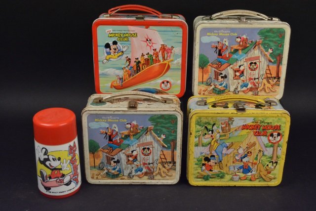 (4) Walt Disney's Mikey Mouse Club Lunch Boxes (1 of 6)