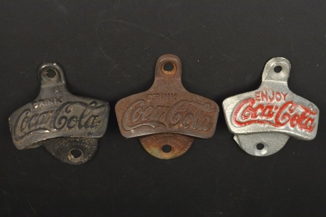 (2) Coca-Cola Starr X Bottle Openers (1) Unmarked (1 of 6)