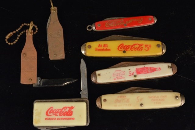 (7) Coca-Cola Advertising Pocket Knives (1 of 6)