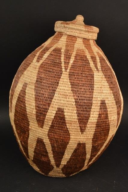 Indian Trade Basket W/ Lid (1 of 4)