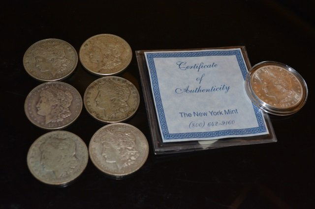 (7) Morgan Silver Dollars (1 of 8)