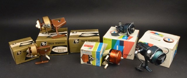 (6) True Temper Fishing Reels in Boxes (1 of 7)