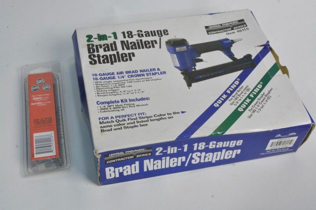 Central Pneumatic 18 Gauge Brad Nailer/ Stapler (1 of 3)