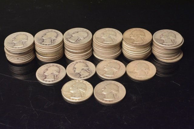 (66) Silver Quarters (1 of 5)