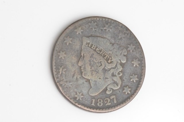 1827 Large One Cent Penny (1 of 4)