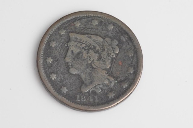 1841 Large One Cent Penny (1 of 3)