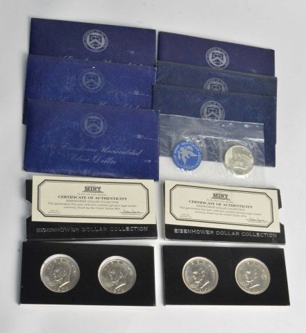 Eisenhower Dollars 40% Silver (1 of 6)
