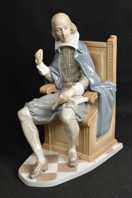 Lladro Shakespeare Figurine Signed & Numbered 535 (1 of 5)