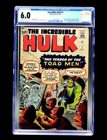 Incredible Hulk #2 (Marvel Comics, 1962) CGC 6.0 (1 of 3)