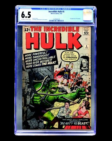 Incredible Hulk #5 (Marvel Comics, 1963) CGC 6.5 (1 of 3)