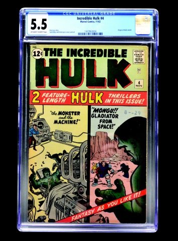 Incredible Hulk #4 (Marvel Comics, 1962) CGC 5.5 (1 of 3)