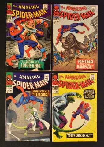 (4) Amazing Spider-Man No. 42-45 Marvel Comics (1 of 5)