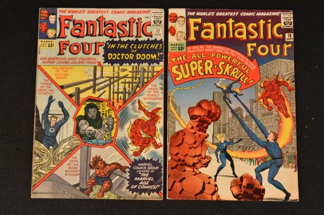 (2) Fantastic Four Marvel Comics No. 17 & 18 (1 of 2)