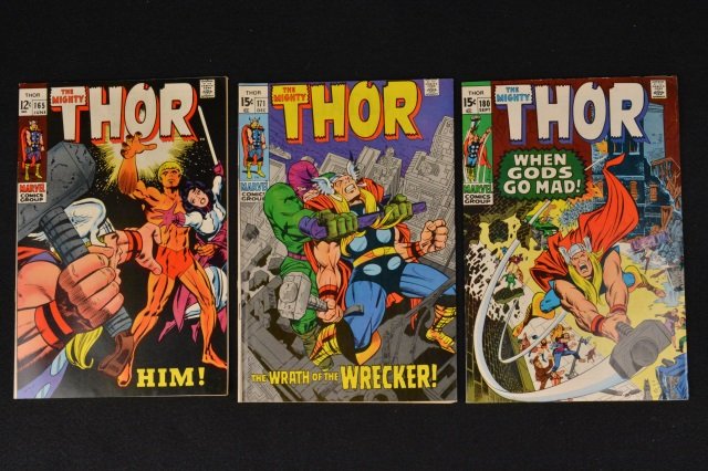 (3) Thor Marvel Comics No. 165, 171 & 180 (1 of 2)