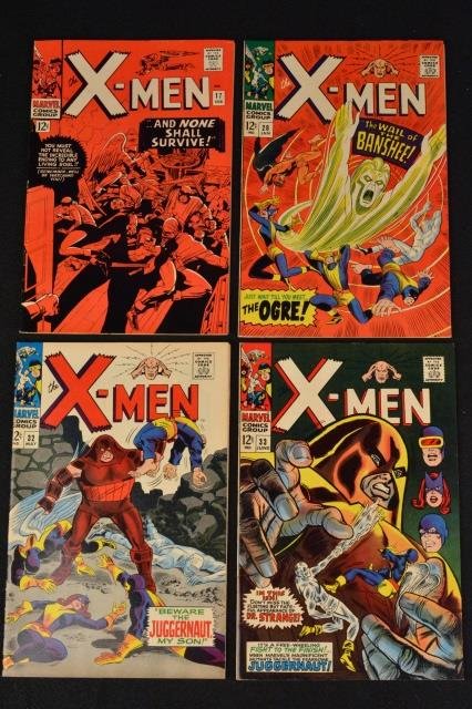 (4) X-Men Uncanny Marvel Comics Silver Age (1 of 4)