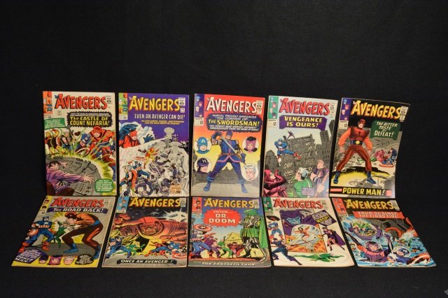 (10) Avengers Marvel Comics Silver Age (1 of 6)