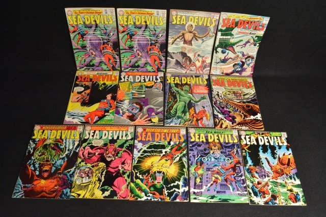 (13) Sea Devils DC Comics Silver Age (1 of 5)