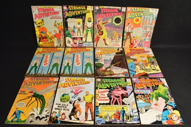 (12) Strange Adventures, DC Comics Silver Age (1 of 8)