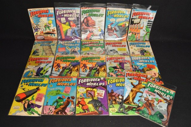 (21) Forbidden Worlds, DC Comics Silver Age (1 of 7)