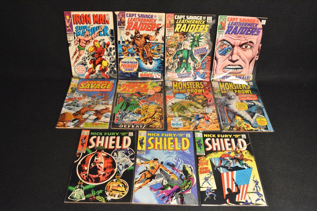 (11) Marvel Comic Books Silver Age - Mixed Lot (1 of 4)
