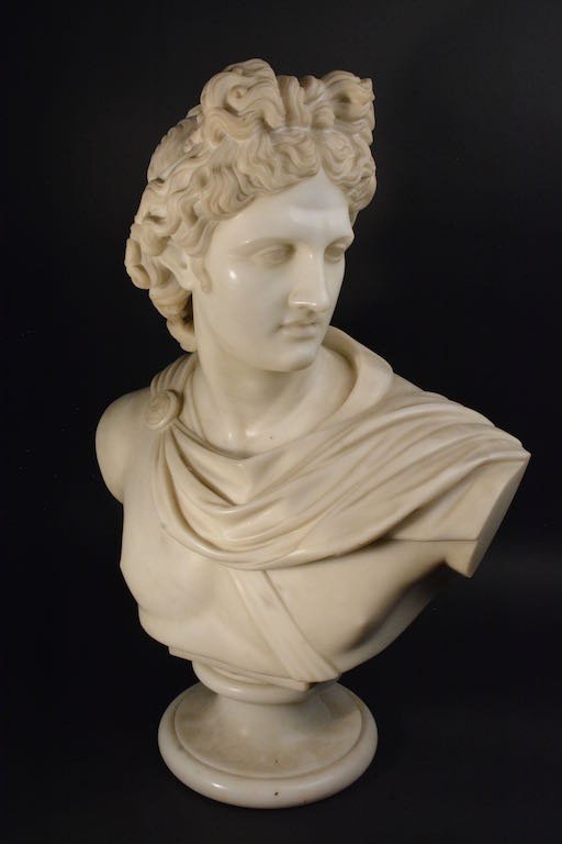 Victorian Marble Bust, Mid-19th Century (1 of 7)