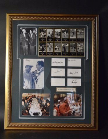 Masters Champions 1951 to 1962 Signatures Collage (1 of 9)