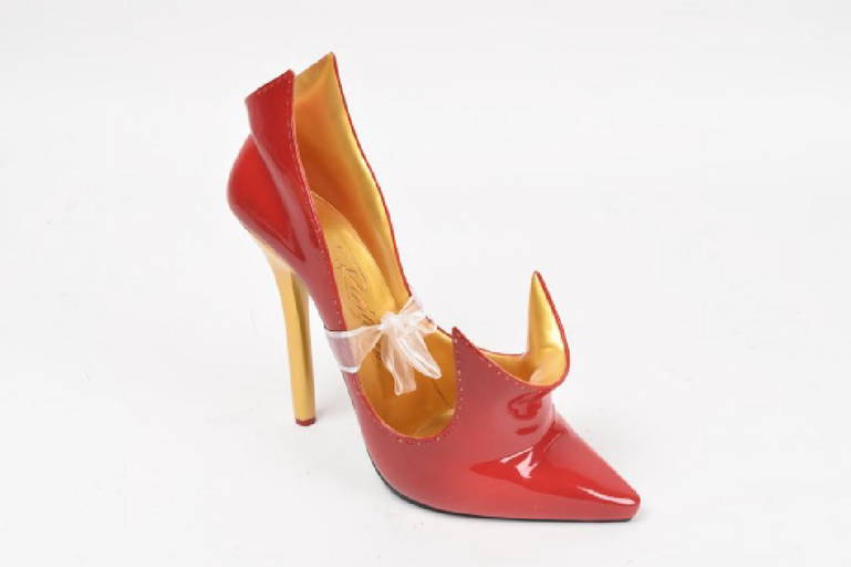 Raine Red Stiletto Wine Bottle Holder