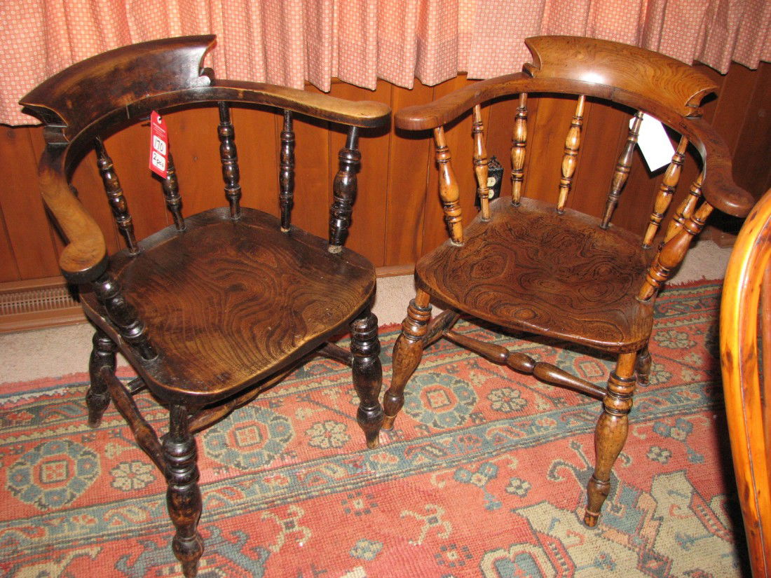170 Pair English Pub Chairs