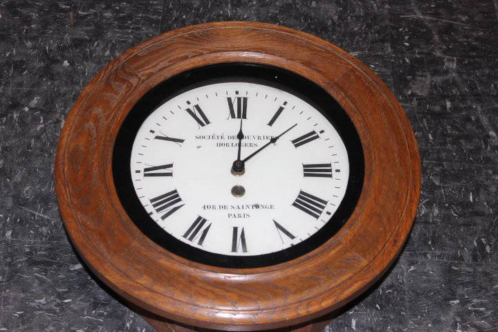 Wood Round Wall Clock