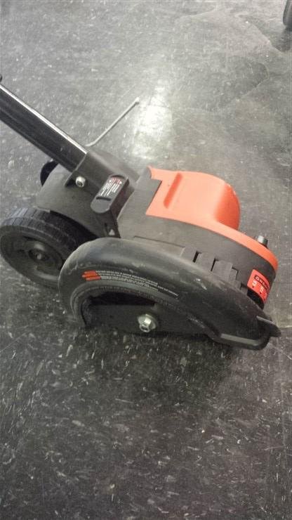 black and decker yard edger: electric edger